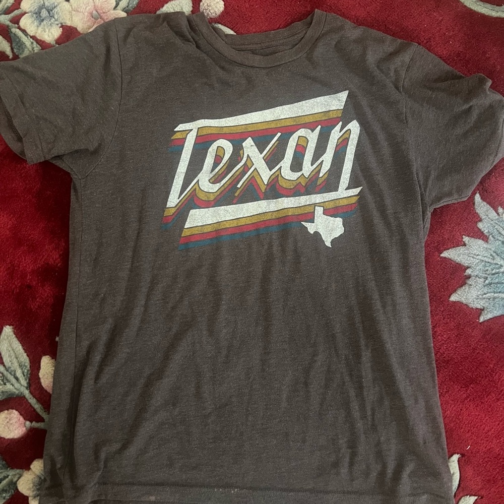 Brown Texan Graphic T-Shirt